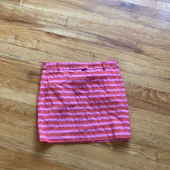 J. Crew Striped Mini Skirt - Picture 1 of 8